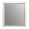 Зеркало FOSTER 65 TS-F9065-M-W-G белое с патиной золото