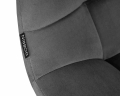 Стул барный DOBRIN NICOLE (черные матовые ножки, темно-серый велюр (108-91))