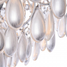 Люстра Freya FR2302CL-09S серебро серии Chabrol, абажур серебристый