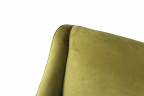 Кресло велюр оливковый с  подушкой
