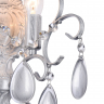 Настенный светильник (бра) Freya FR2302WL-02S серебро серии Chabrol, абажур серебристый