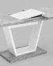 Стол Vector 120-160*80 бетон белый