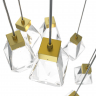 Подвесной светильник Maytoni MOD325PL-07G жемчужное золото серии Cocktail time, абажур прозрачный
