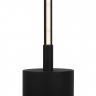 Напольный светильник (торшер) Maytoni MOD147FL-L20BK1 чёрный серии Flow, абажур черный