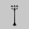 Садово-парковый светильник Outdoor O003FL-03B чёрный серии Abbey Road