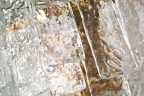 Бра "Ice" рифлёное стекло и латунь
