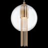 Подвесной светильник Maytoni P095PL-01BZ бронза серии Flusso, абажур прозрачный
