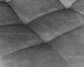 Стул полубарный DOBRIN OLIVIA (черные матовые ножки, серая антрацитовая винтажная экокожа (RU-08))