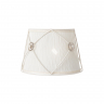 Настенный светильник (бра) Maytoni ARM369-01-G жемчужный белый серии Lea, абажур кремовый
