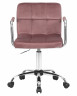 Офисное кресло для персонала DOBRIN TERRY (пудрово-розовый велюр (MJ9-32))