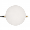 Настольный светильник Freya FR5259TL-01BS латунь серии Blossom, абажур белый