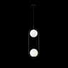 Подвесной светильник Maytoni MOD013PL-02B Modern Ring, черный